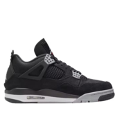 Air Jordan 4 Black Canvas