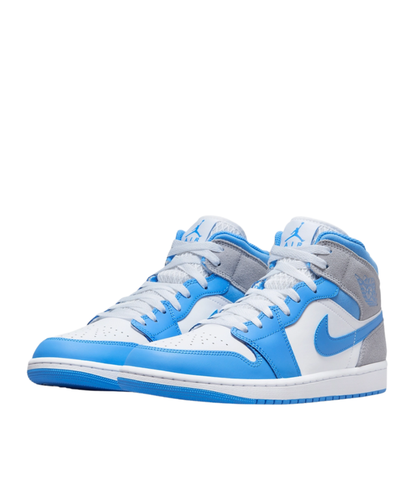 Nike Air Jordan 1 Mid University Blue Grey