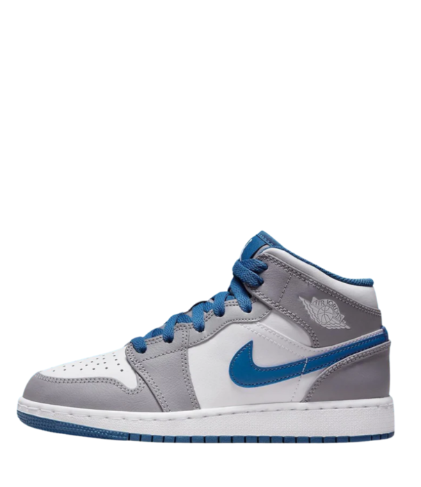Nike Jordan 1 Mid True Blue Cement (GS)