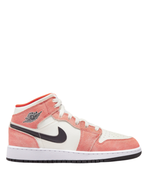 Air Jordan 1 Mid Orange Suede (GS)