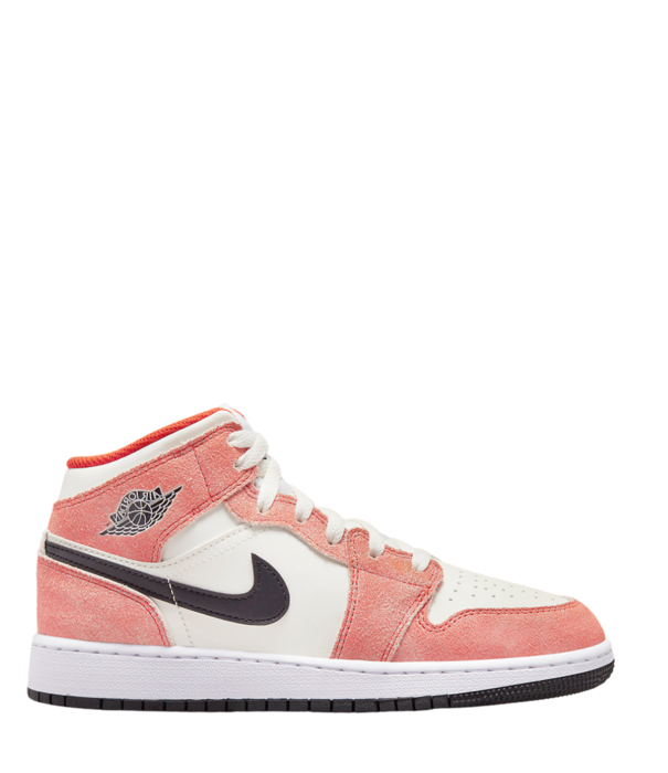 Nike Air Jordan 1 Mid Orange Suede (GS)