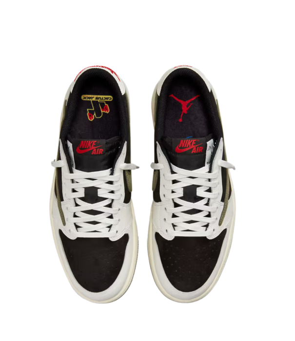 Nike Air Jordan x Travis Scott Women's 1 Low OG "Olive" / DZ4137-106 - SneakerMood