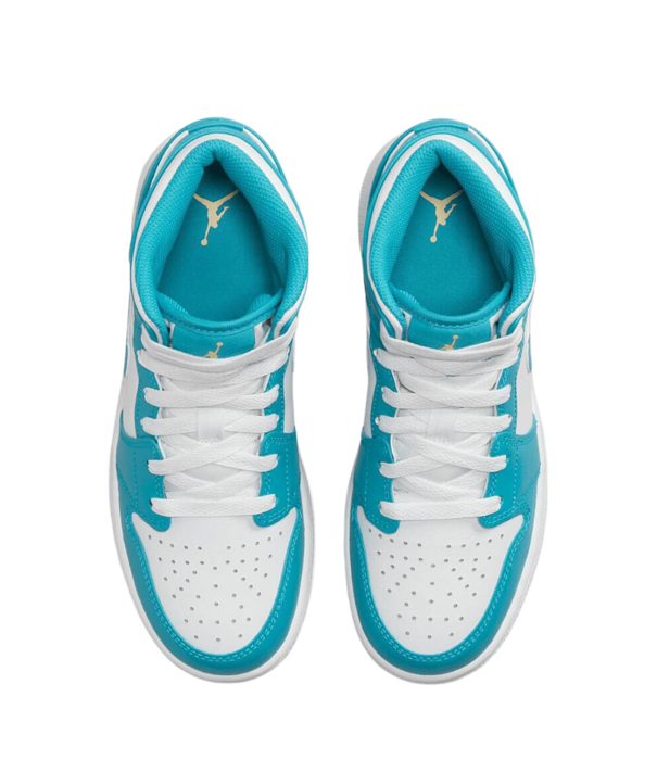 Nike Air Jordan 1 Mid "Aquatone" GS - DQ8423 400 / SneakerMood
