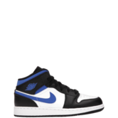 Jordan 1 Mid 'White Black Royal' GS / 554725 140 - SneakerMood