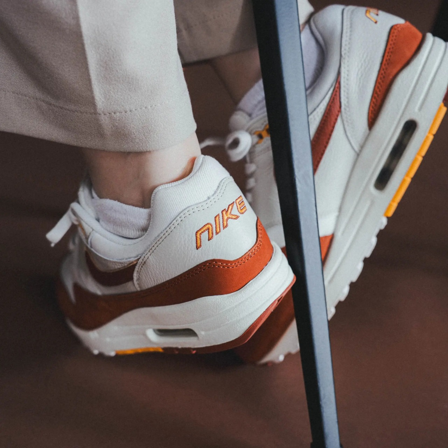 Women's Air Max 1 'Obsidian Rugged Orange' LX