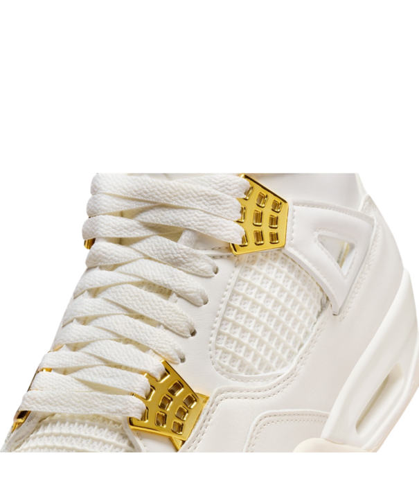 Nike Air Jordan 4 WMNS "White and Gold" / Steel Grey /  AQ9129-170 - SneakerMood