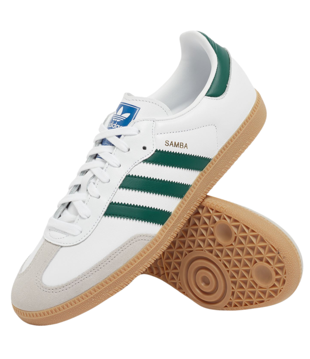 Adidas adidas Samba OG 'White Collegiate Green Gum' /  IE3437 - SneakerMood