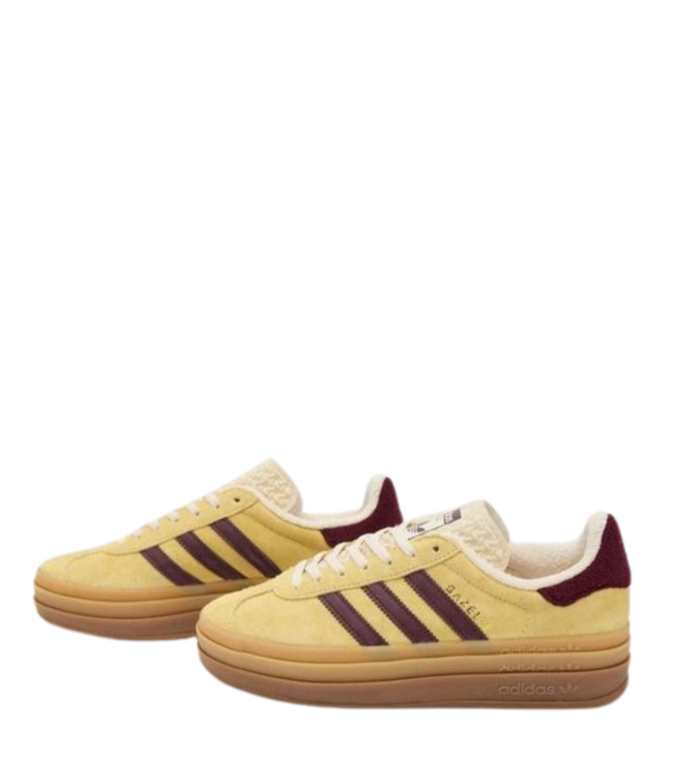 Adidas adidas Gazelle Bold Yellow/Maroon /  IF5937 - SneakerMood