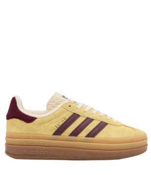 adidas Gazelle Bold Yellow/Maroon