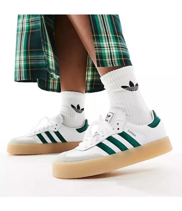 Adidas adidas Sambae White Collegiate Green Gum /  ID0440 - SneakerMood