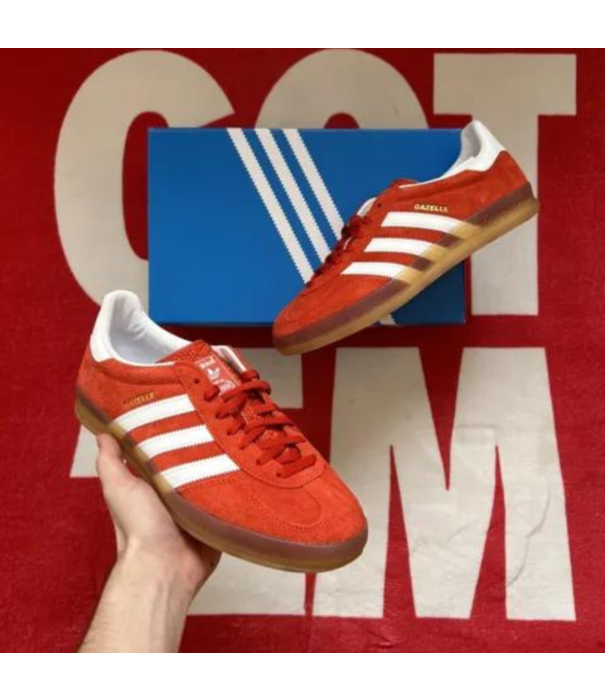 Adidas Adidas Gazelle Indoor Bold Orange/  HQ8718 - SneakerMood