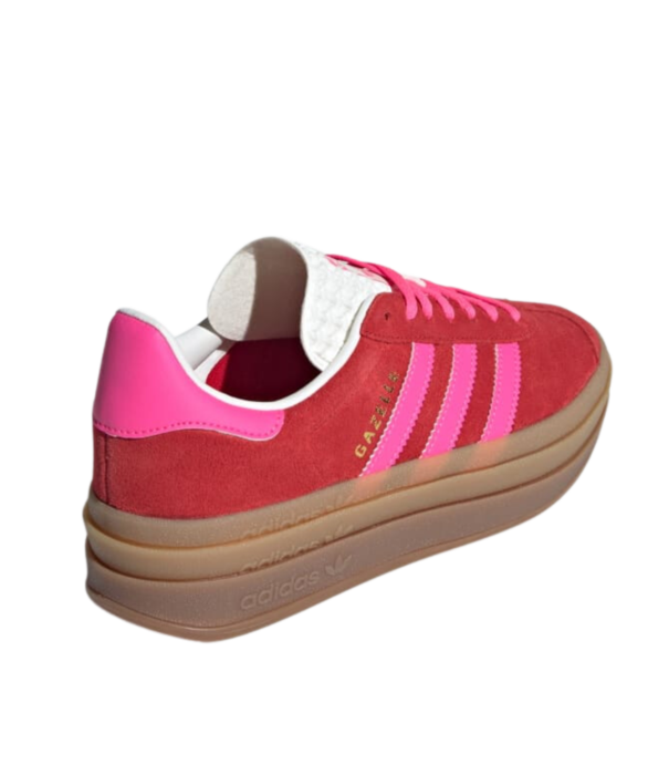 Adidas Adidas Gazelle Bold "Collegiate Red / Lucid Pink"/  IH7496 - SneakerMood