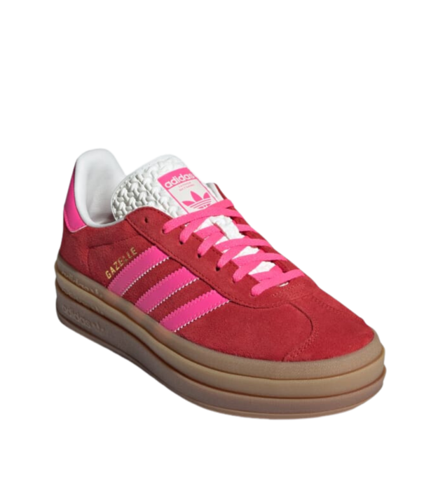 Adidas Adidas Gazelle Bold "Collegiate Red / Lucid Pink"/  IH7496 - SneakerMood