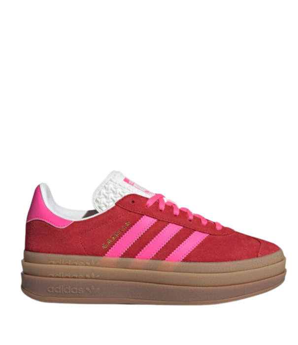 Adidas Adidas Gazelle Bold "Collegiate Red / Lucid Pink"/  IH7496 - SneakerMood
