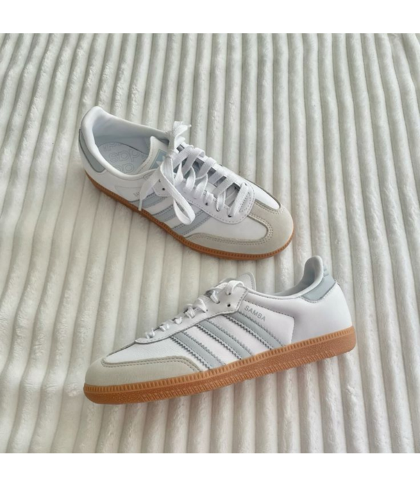 Adidas Adidas Samba OG White Halo Blue Gum /  IE0877 - SneakerMood