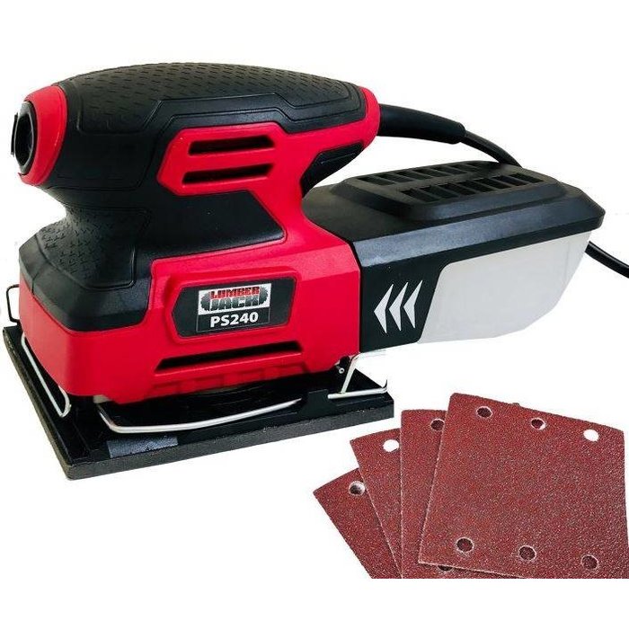 Lumberjack Handpalm-/Vlakschuurmachine PS240