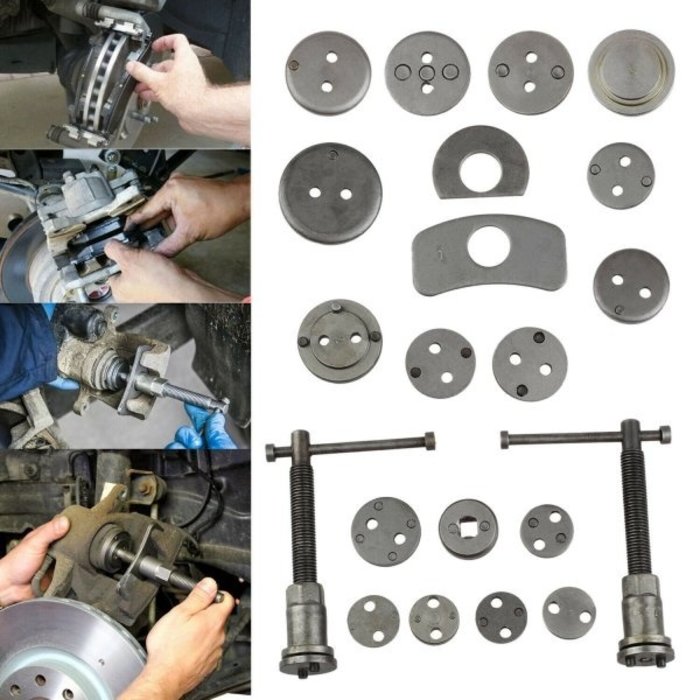 Autojack BCR22 Disc Brake Caliper Piston Rewind kit - 22 pcs