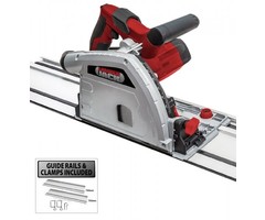 Lumberjack PS165 1200W 165mm plunge cut circular saw & 1400mm track kit