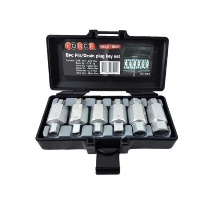 Force Force 6pc Drain plug key - 5061