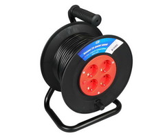 VB Kabelhaspel 25 meter 3x1mm² met thermische beveiliging