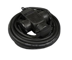 VB Verlengblok 3V + RA  5m met klep - 61139