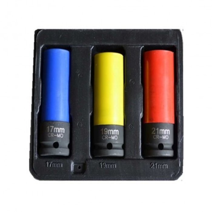 Weber Tools Weber Tools Krachtdoppenset voor wielen - WT-3247 - 17, 19, 21mm