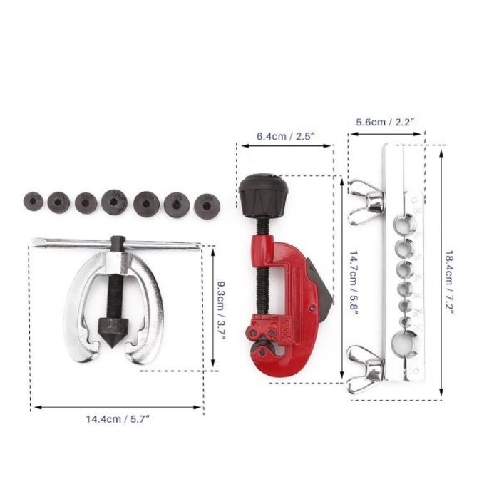 Autojack remleidingfelsset - 10d - BPFK10