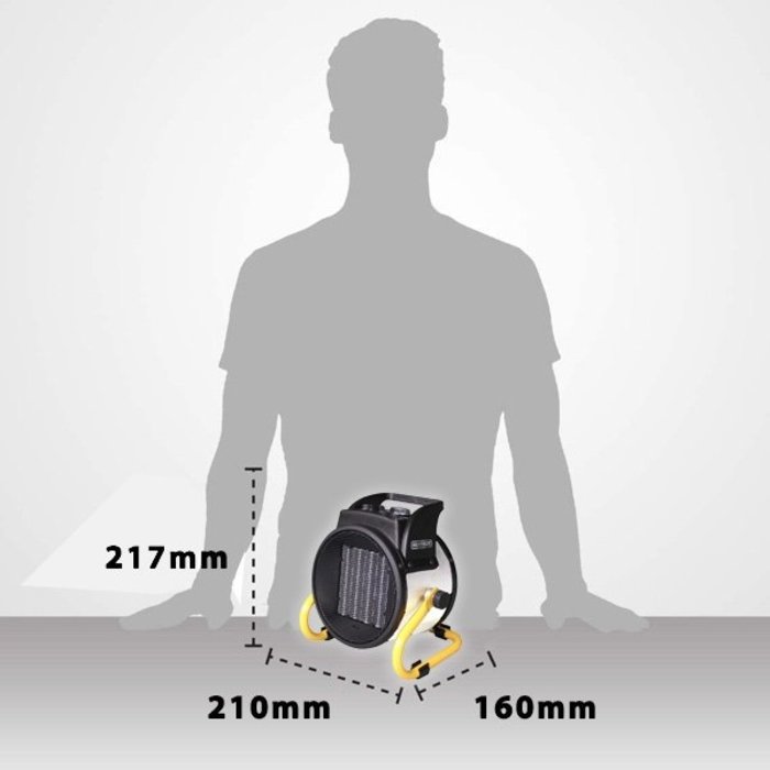 Autojack 2kW Electric Fan Heater - EFH2KW