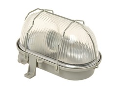 Nova Bulley glas 60W E27 grijs