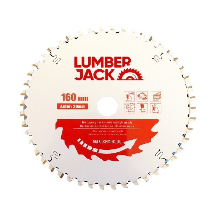 Lumberjack Zaagblad PPSB16048 - 160mm 48T voor TS 55 pro