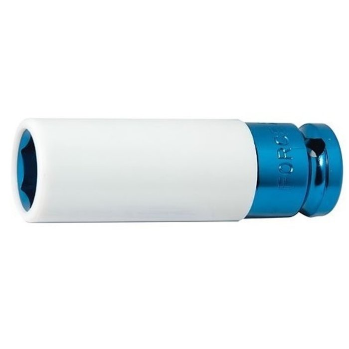 Force 1/2" 6pt. Imp. Socket (colored) 17mm