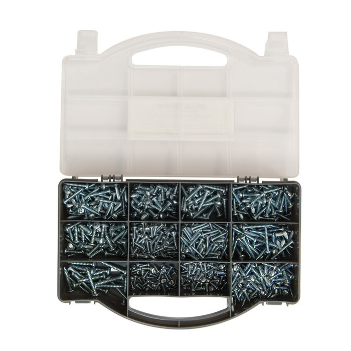 Fixman Self-tapping pan head screw assortment - 750 pieces - 420713