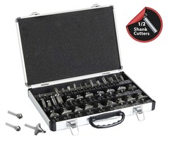 Lumberjack RCS35P12 35PC 1/2" shank router set