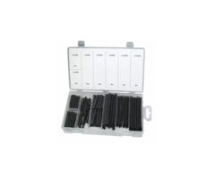 Weber Tools Assortment Heat shrink tubing black 127 pcs - FD1050