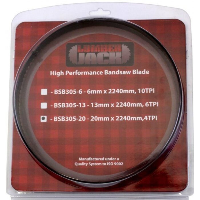 Lumberjack BSB305-20 2240x20mm Bandsaw Blade