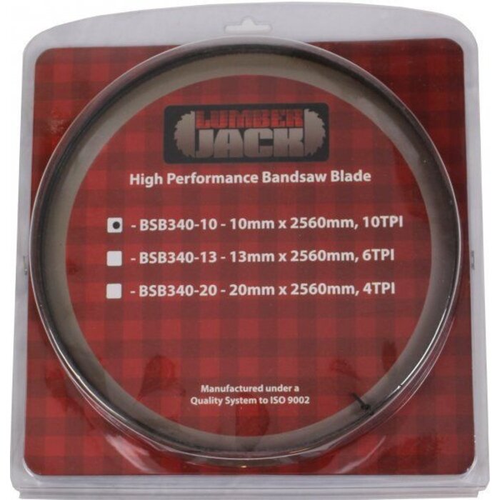 Lumberjack BSB340-10 2560x10mm Bandsaw Blade