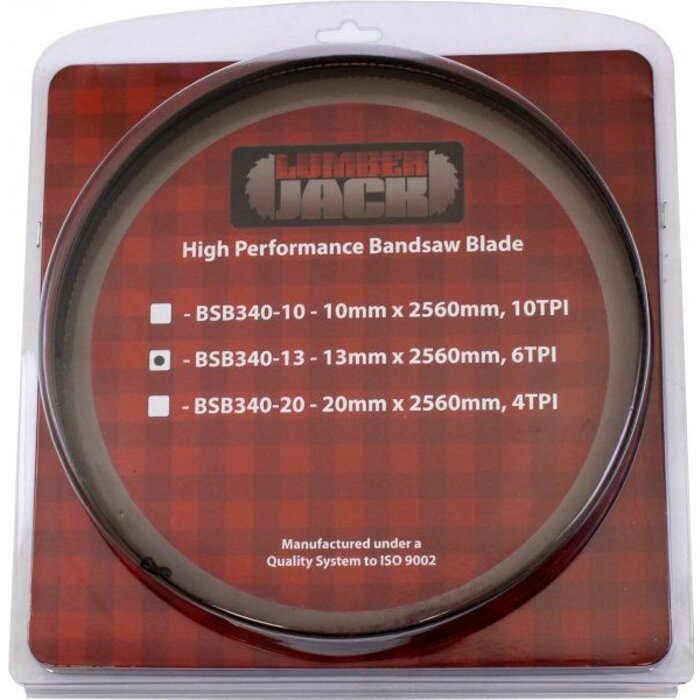 Lumberjack BSB340-13 2560x13mm Bandsaw Blade