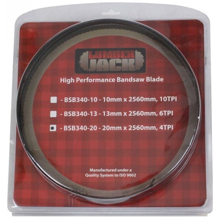 Lumberjack BSB340-20 2560x20mm Bandsaw Blade