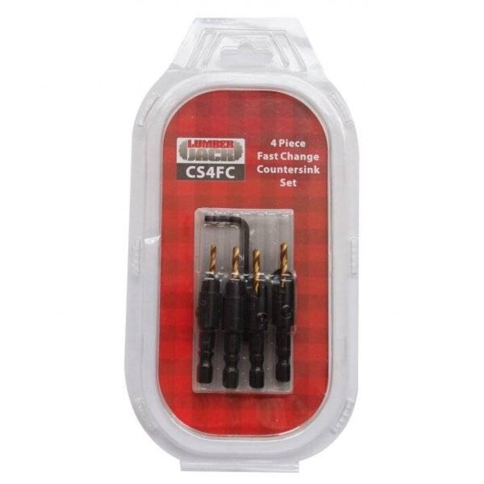 Lumberjack Countersink Set 4 Piece CS4FC