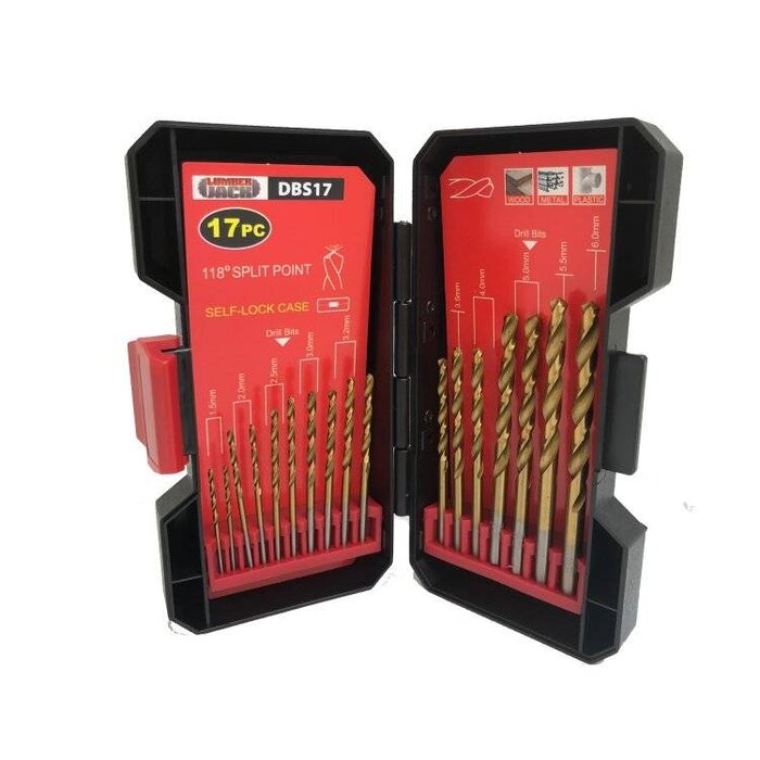 Lumberjack Drill Bit Set  17-piece DBS17