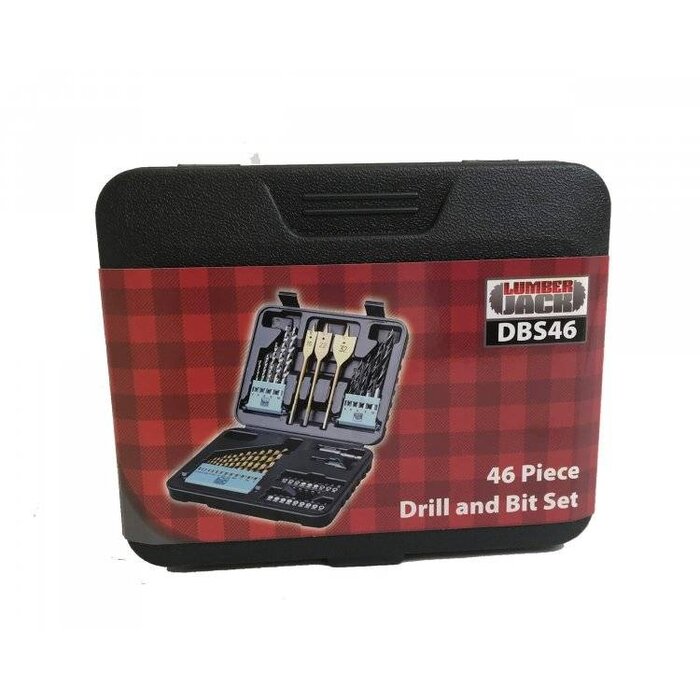 Lumberjack  Boren- en bitset 46-delig DBS46