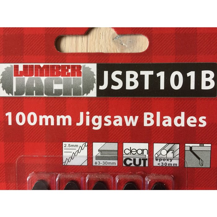 Lumberjack Lumberjack Jigsaw blades set of 5 pcs. - JSBT101B