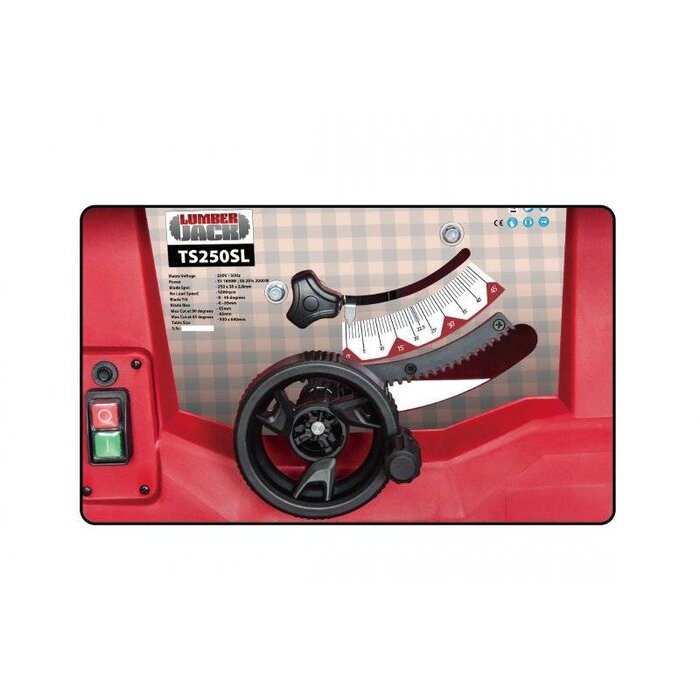 Lumberjack Zaagtafel  met twee zijbladen - TS254SL