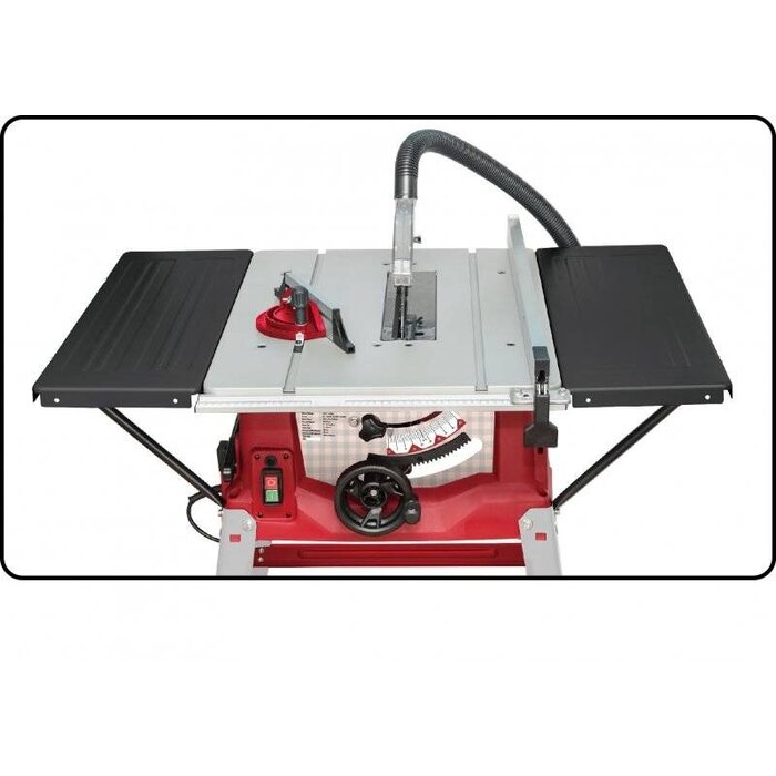 Lumberjack TS254SL Table Saw with Two Side Extensions