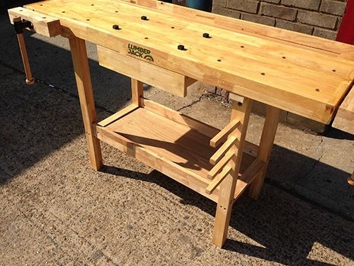 Lumberjack Woodworking Bench WB1520D1 - 1 drawer - 2 vices