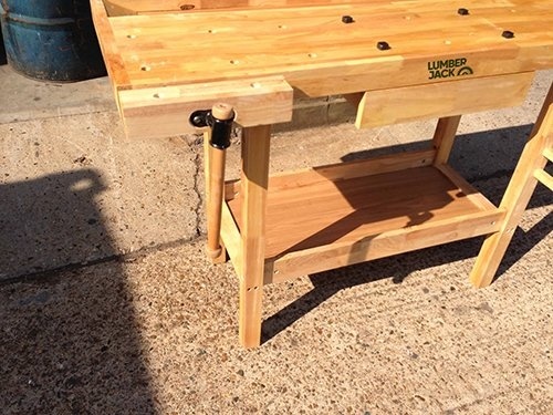 Lumberjack Woodworking Bench WB1520D1 - 1 drawer - 2 vices