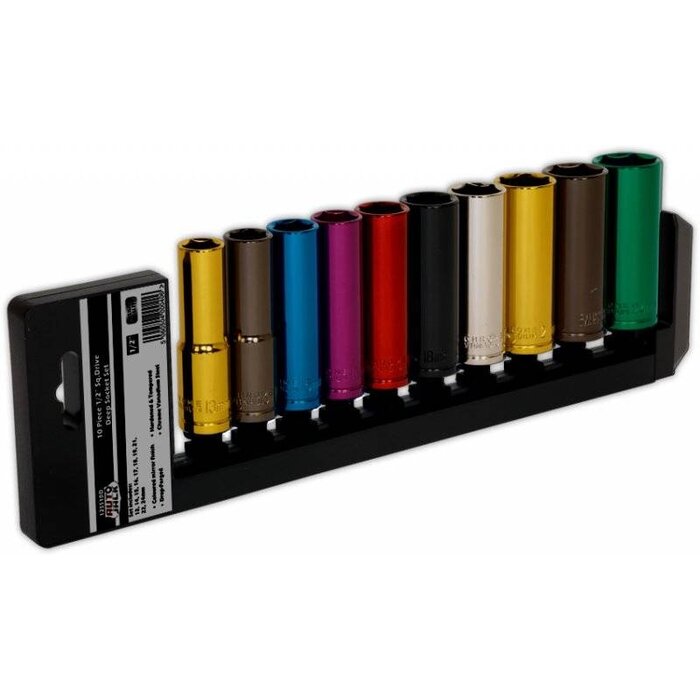 Autojack 12SS10D 1/2" Drive 10pc Deep Socket Set