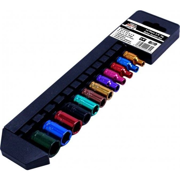 Autojack 12-Delige doppenset 1/4" - 14SS12