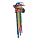 HKS9L Long Ball-End Hex Key Set Color-Coded