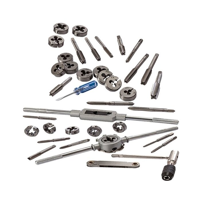 Autojack Metrische Tap- en Snijplaten Set 40-delig TDS40